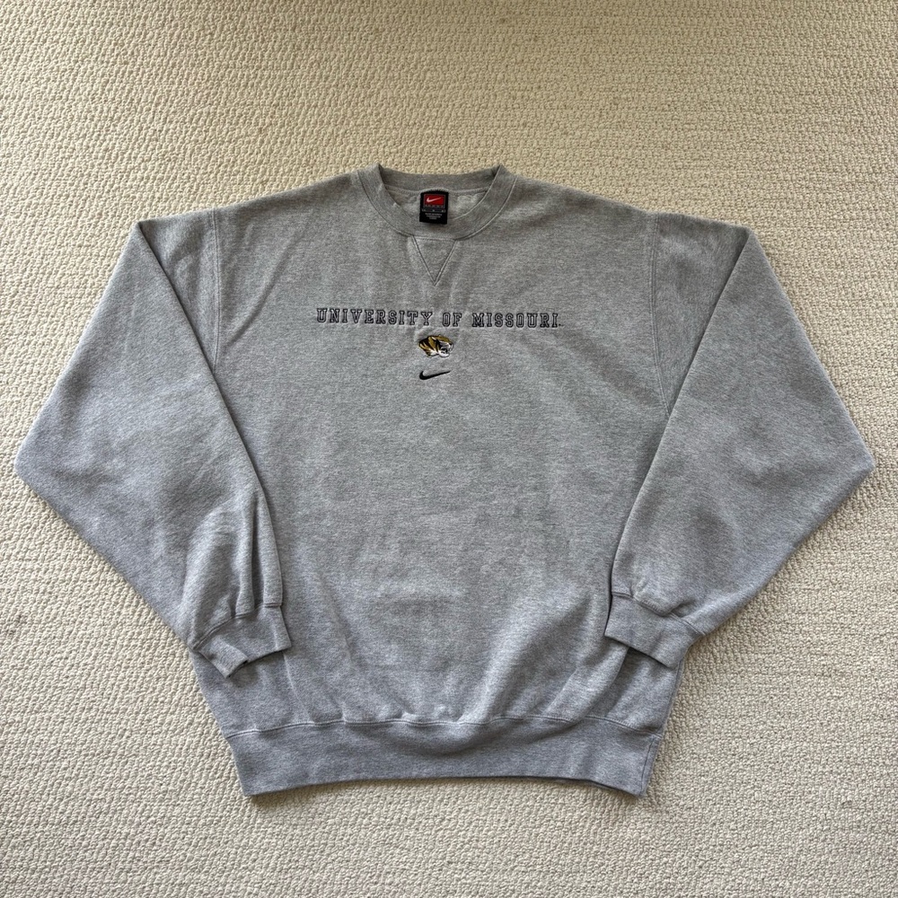 Vintage Nike Gray University of Missouri Crewneck